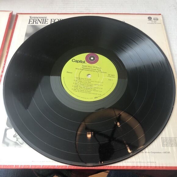 Tennessee Ernie Ford ‎/ Sweet Hour Of Prayer (Vinyl LP) Capitol SF-507 EX - Picture 5 of 5